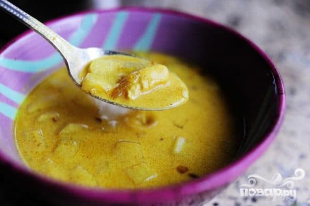 Indian chicken soup