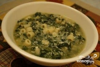 Italian soup with pasta