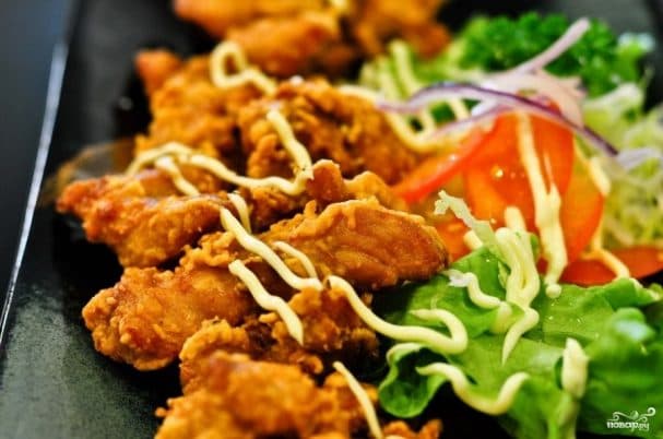 Japanese-style fried chicken