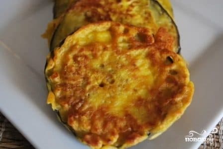 Fried eggplants