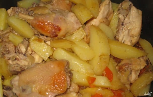 Смажана з курчаты