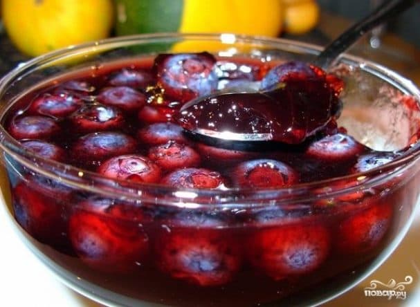 Жэле з чорнай смародзіны