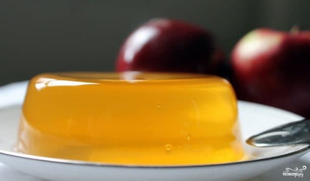 Apple juice jelly