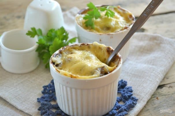 Жульен з шампінйёнаў