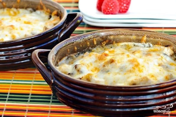 Chicken and mushroom juliennе