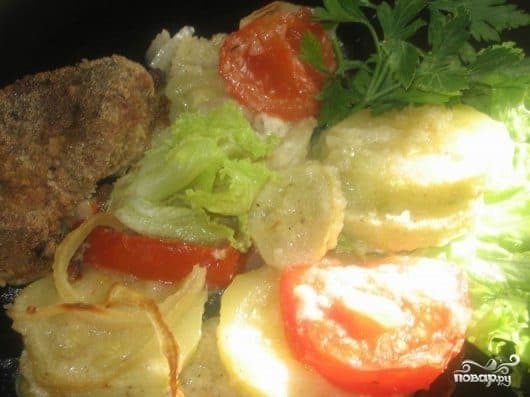 Кабачки з манкою