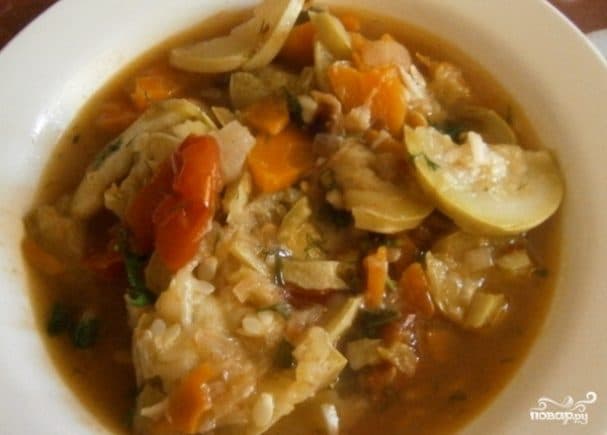 Кабачки тушеные в мультиварке