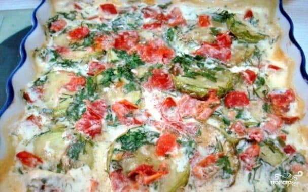 Zucchini in cream