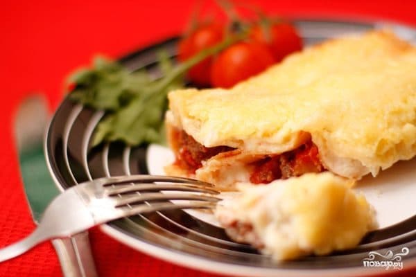 Каннеллоні з м'ясом