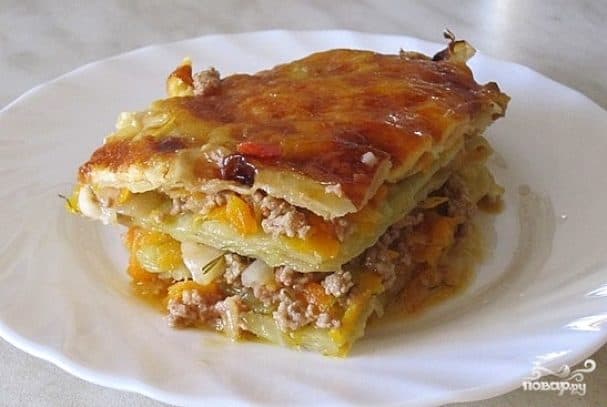 Cabbage lasagna