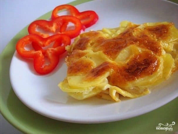 Картофель пад сырам