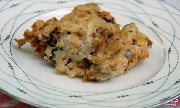 Картофель с грибами и курицей