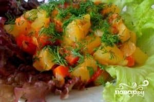 Картопля тушована з кабачками