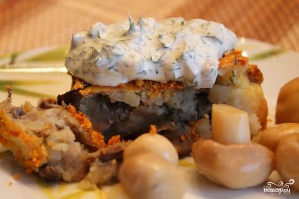Baked potato patties