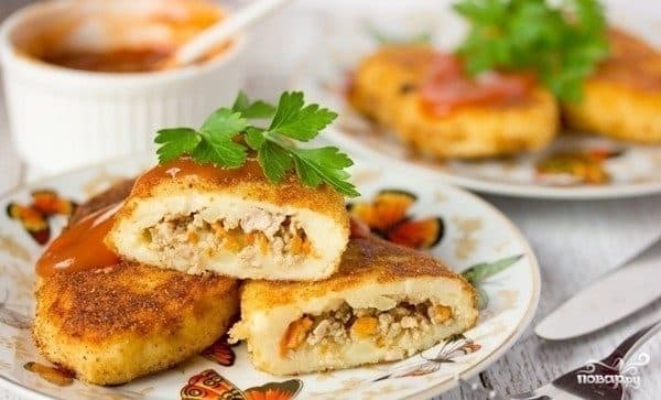 Картопляні зрази з фаршем