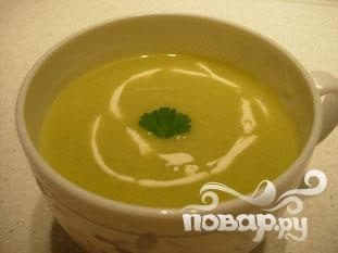 Potato soup with leek