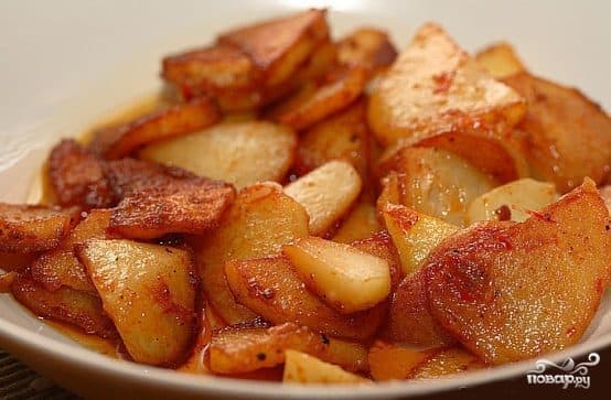 Картошка, смажаная ў мультыварцы