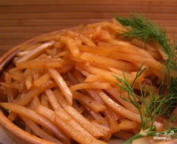 Картошка по-корейски