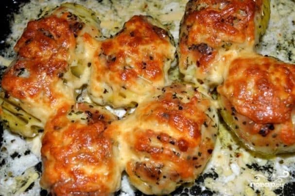 Картошка с сыром в мультиварке