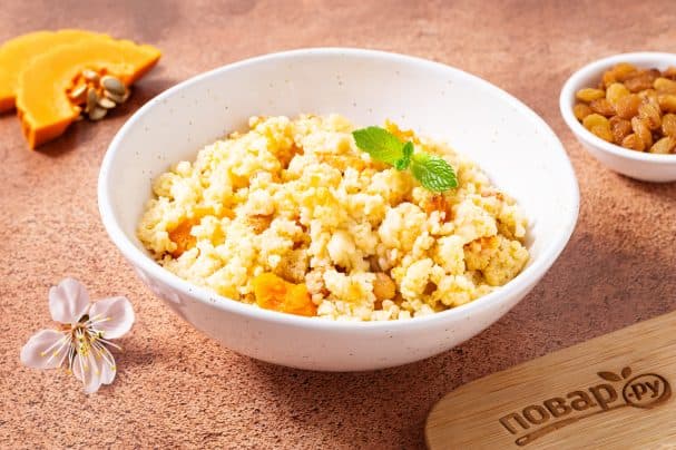 Porridge in a pot in an air fryer