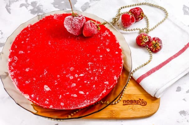 Клубничное конфи для торта