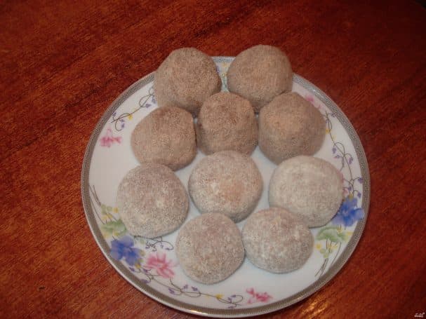 Цукеркі з малочнай сумесі