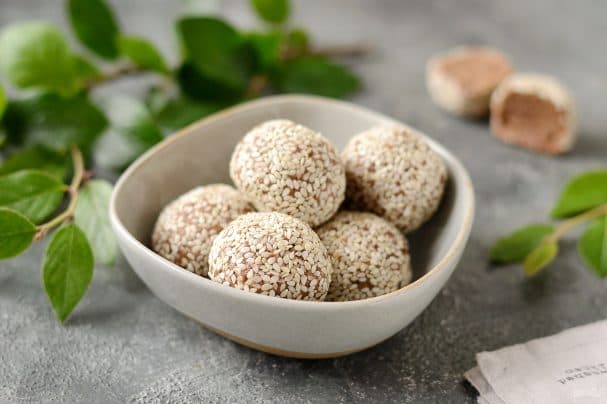 Green buckwheat candies