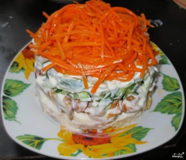 Карэйская морква з курай
