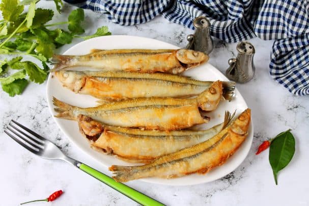 Fried smelt