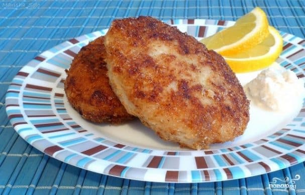 Cod fillet cutlets