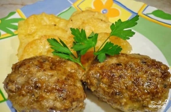 Котлеты с картошкой в мультиварке