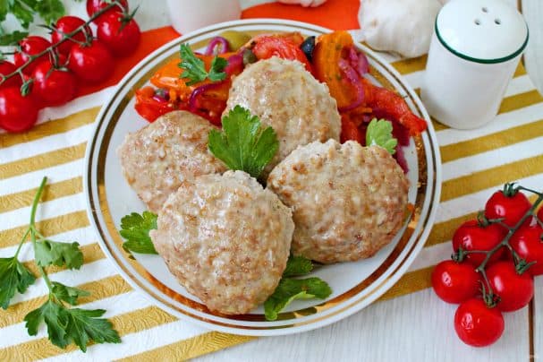 Cutlets in the microwave