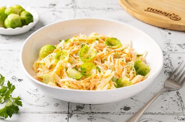с брюссельской капустой