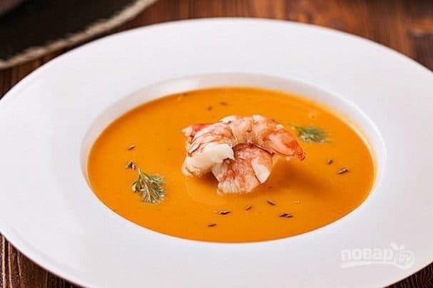 Shrimp cream soup