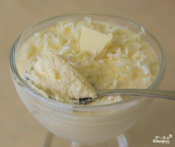 White chocolate cream
