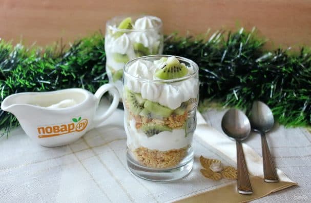 Creamy dessert