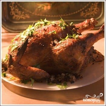 Stuffed chicken with minced meat