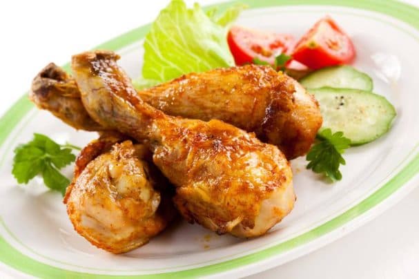 Grilled chicken in a multicooker