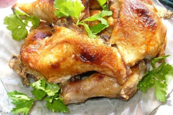 Курица кусочками в духовке