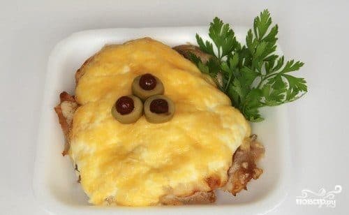 French-style chicken with mushrooms