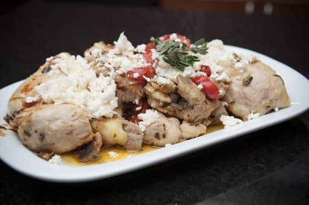 Mediterranean-style chicken