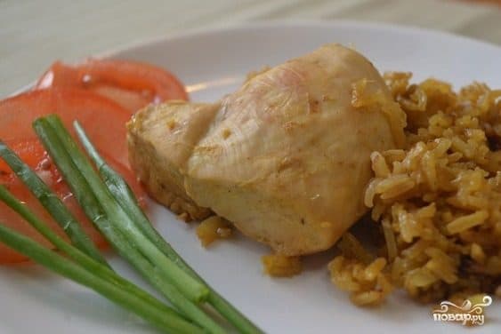 Тайская курыца з рысам