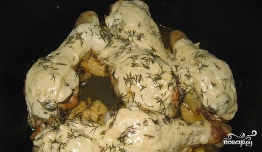 Курыца з сырам у мультыварцы