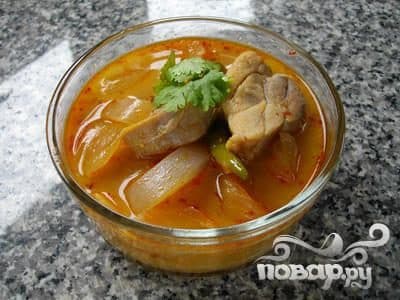 Курыца ў какосавым малоцы