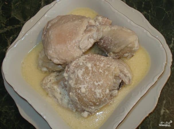 Курыца ў зьметане