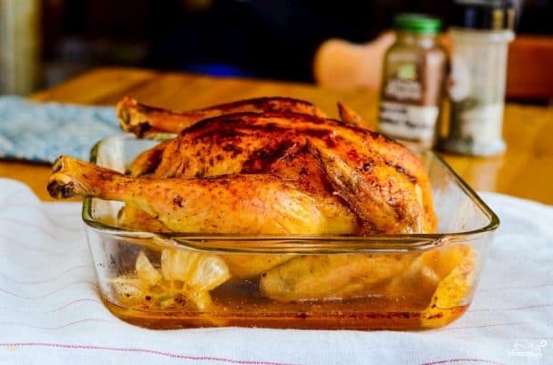Mexican-style baked chicken