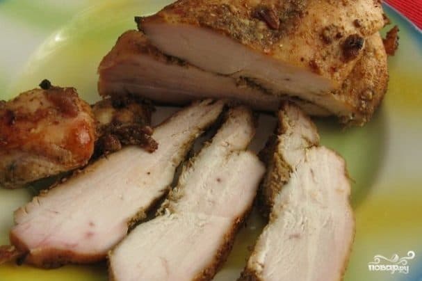 Chicken breast in the microwave