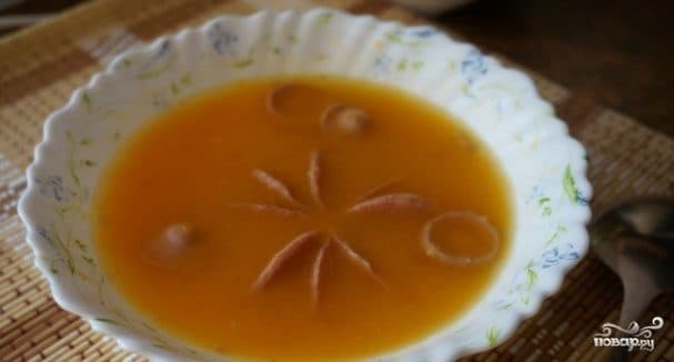 Chicken-pumpkin soup
