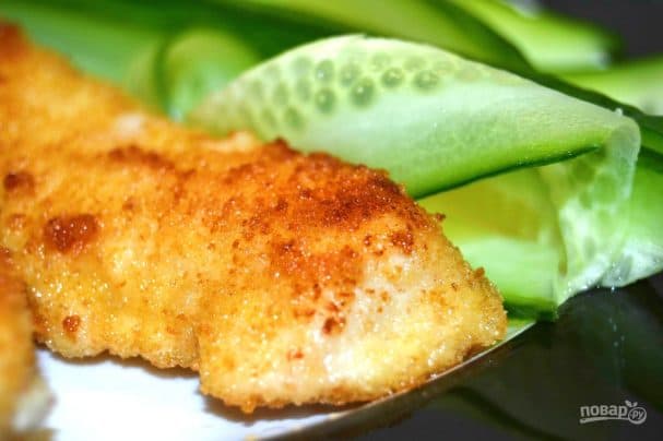 Chicken fillet in breadcrumbs