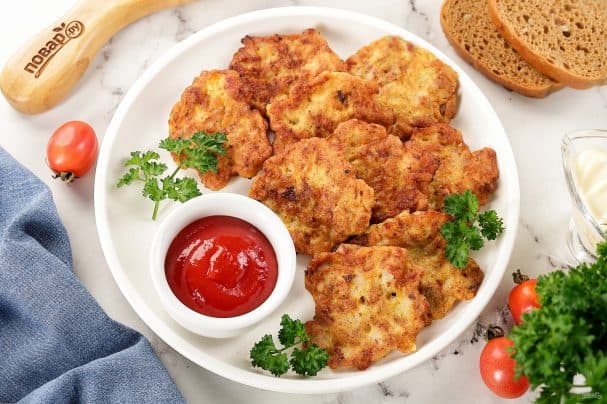 Курячі котлети з майонезом